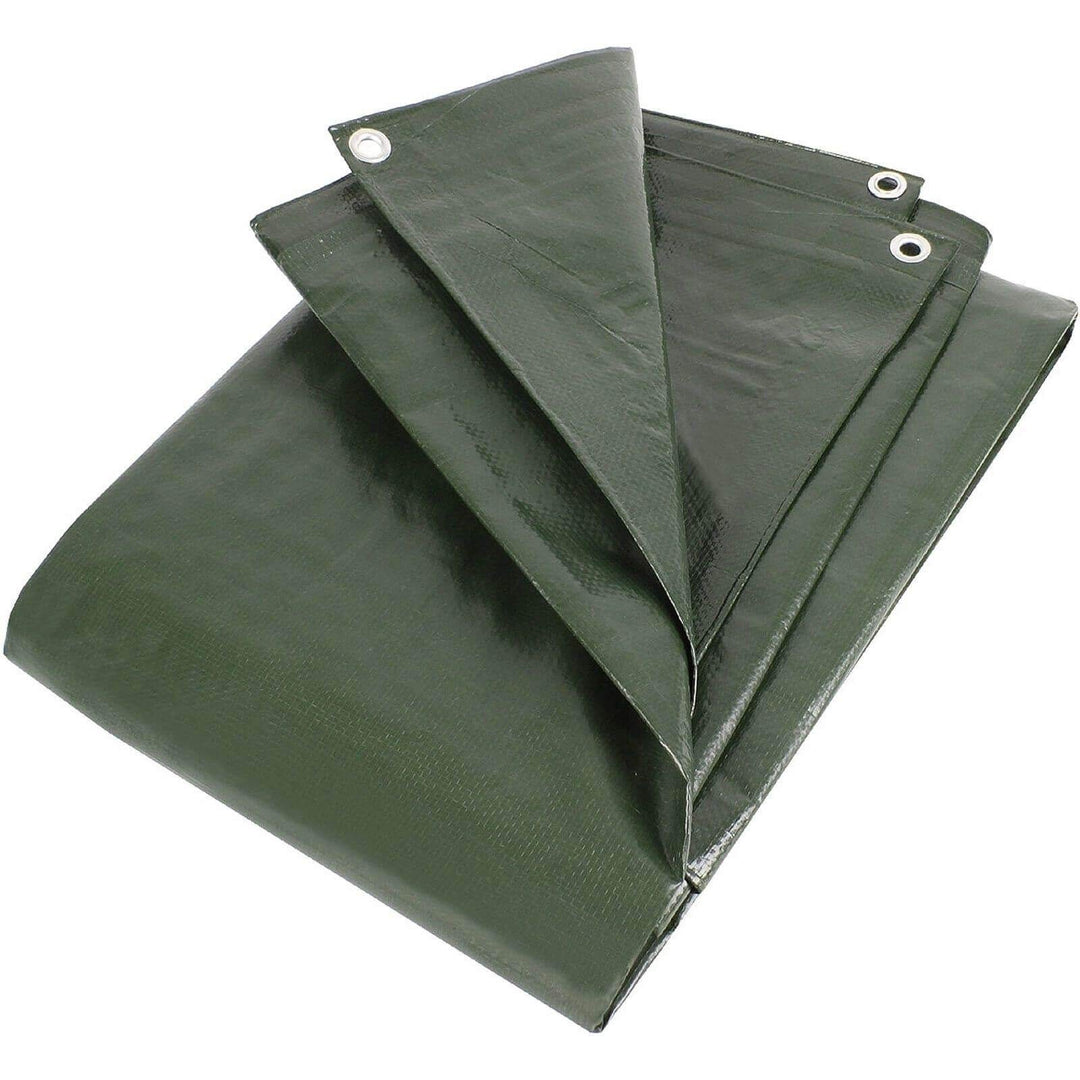 PolyTarp PE-Abdeckplane - Gewebeplane - 210 g/m² - grün 6,0 m x 8,0 m 6m x 8m, 6m x 8m