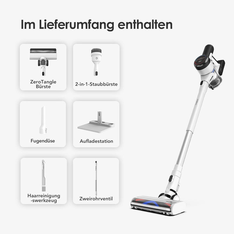 Tineco Pure ONE S15 Essentials Smart Akku Staubsauger, Handstaubsauger umwandelbar, für Hartboden un