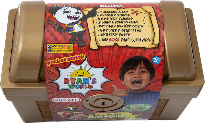 Ryan's World BK00755 Ryans Mega Mystery Treasure Truhe Mega Mystery, Mega Mystery Schatztruhe