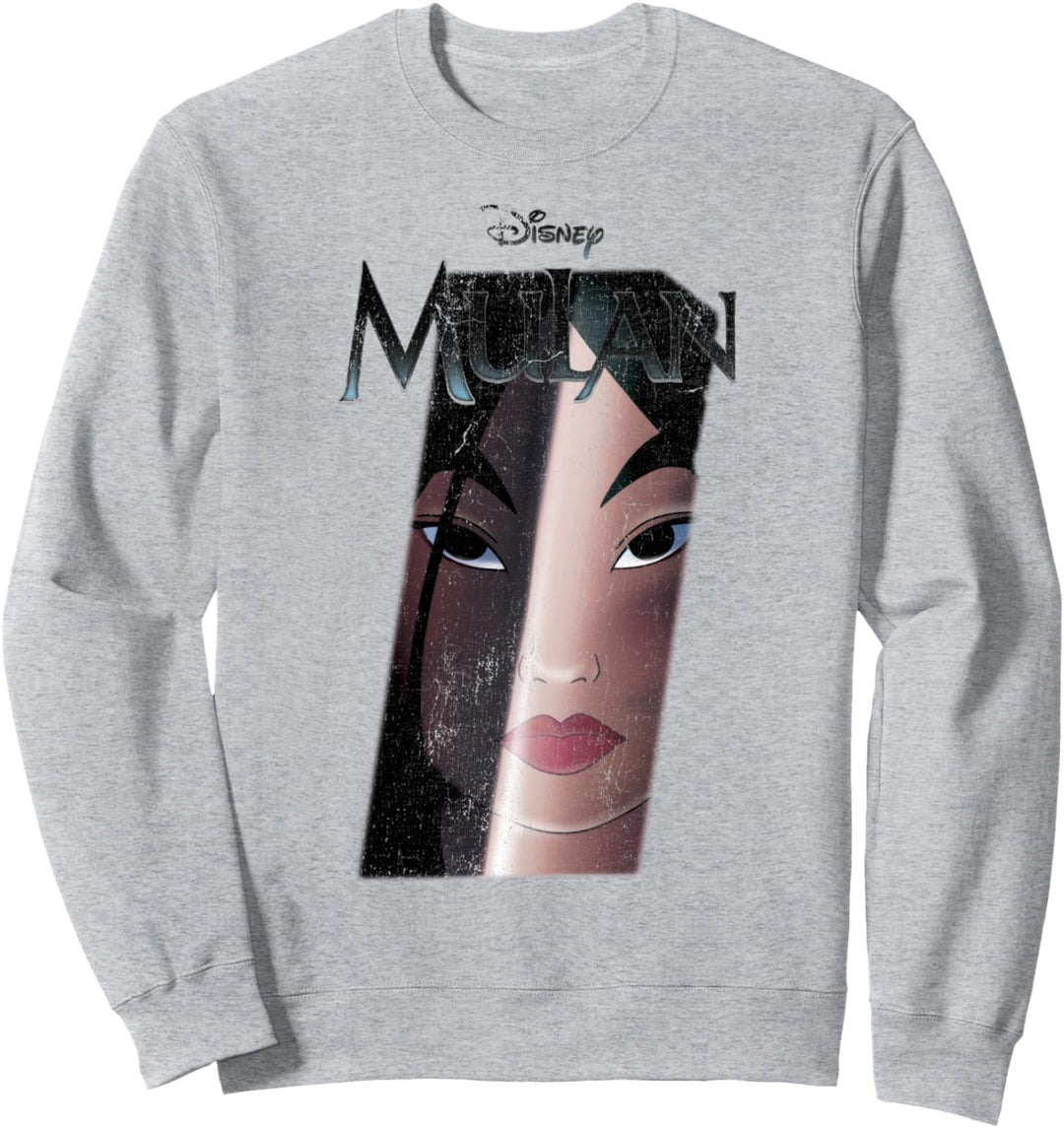 Disney Mulan Distressed Poster Art Sweatshirt