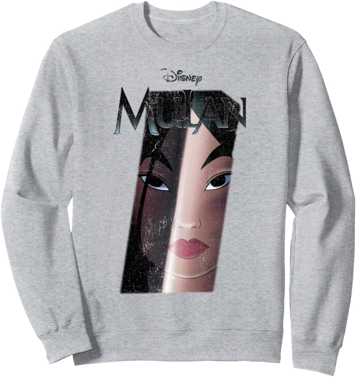 Disney Mulan Distressed Poster Art Sweatshirt