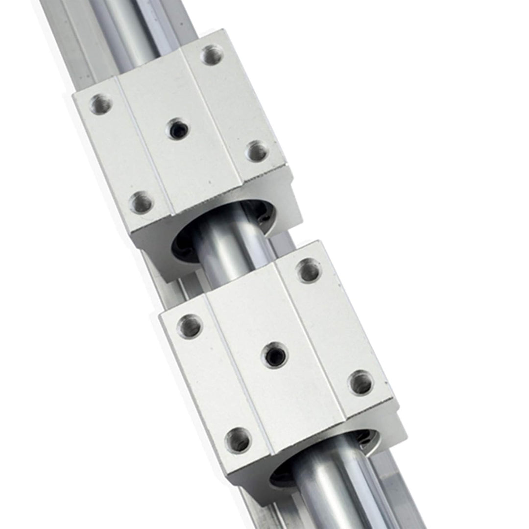 2 Stück Linearschiene SBR12 400mm Linearlager-Gleitset mit 2 Linearführungswellen und 4 SBR12UU Lage