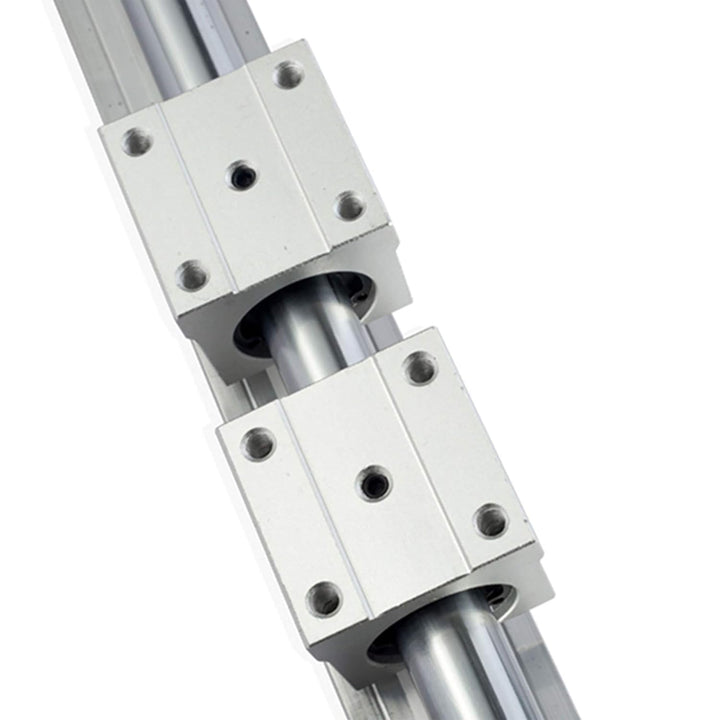 2 Stück Linearschiene SBR12 400mm Linearlager-Gleitset mit 2 Linearführungswellen und 4 SBR12UU Lage