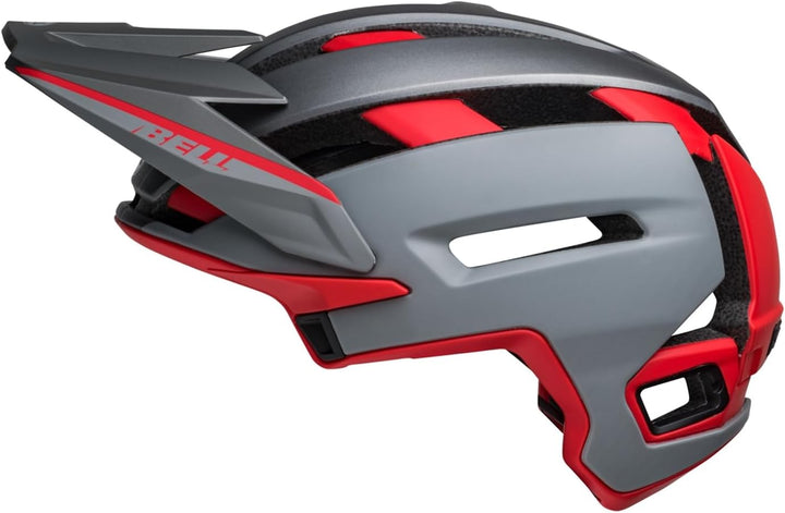 BELL Super Air R Spherical MTB Fahrrad Helm matt rot/grau 2024, M