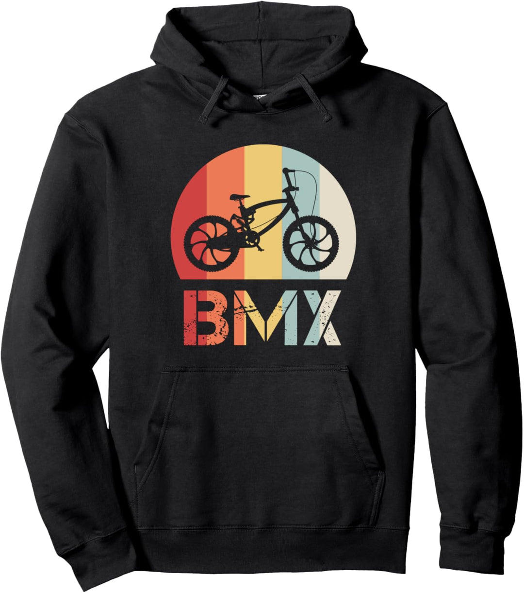 BMX Retro Vintage Fahrrad Fahren Radfahrer Geschenk Pullover Hoodie