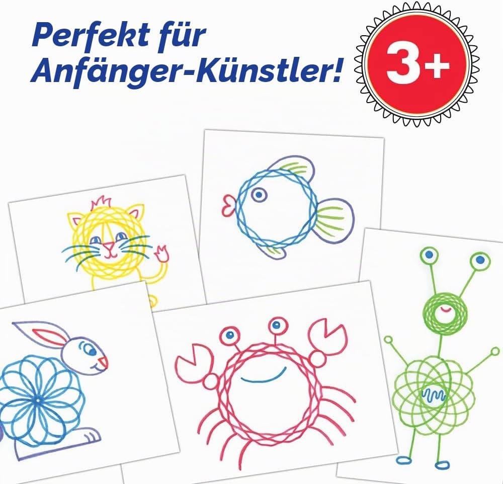 Spirograph Jr., Mehrfarbig, Assorted Original, Original