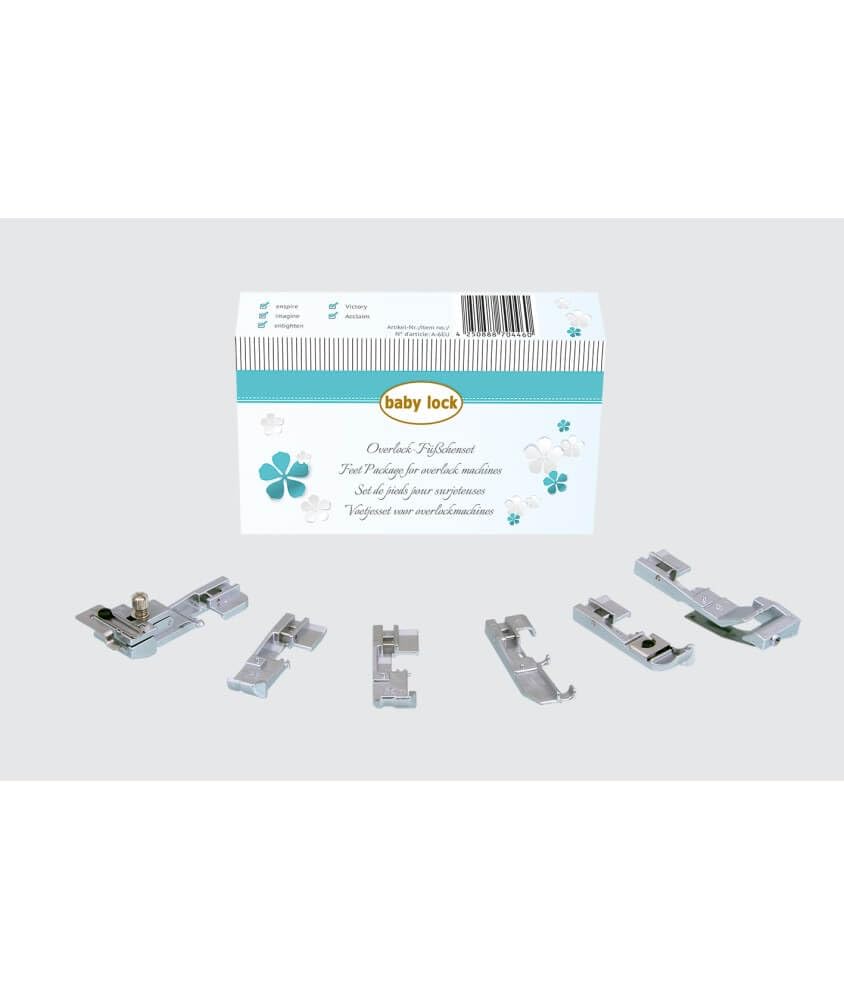 Baby Lock Set mit 6 Füssen für Overlockmaschine