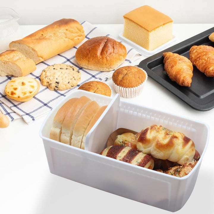 SUNOYA Brotkasten, Brotbox Mit Luftloch, Brotkasten Mit Grosser Kapazität, Lebensmittelecht Brot Bre
