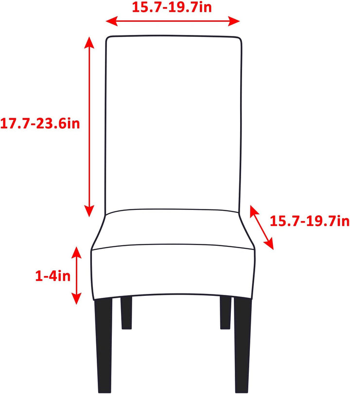 Lydevo Stuhlhussen 6er Set Stretch Moderne Stuhlhussen für Esszimmerstühle Stuhlhussen für Schwingst