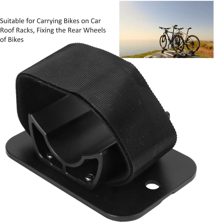 Auto-Dach-Fahrrad-Hinterradhalterung, Aluminiumlegierung, Tragende Auto-Dach-Fahrrad-Heckhalterung f