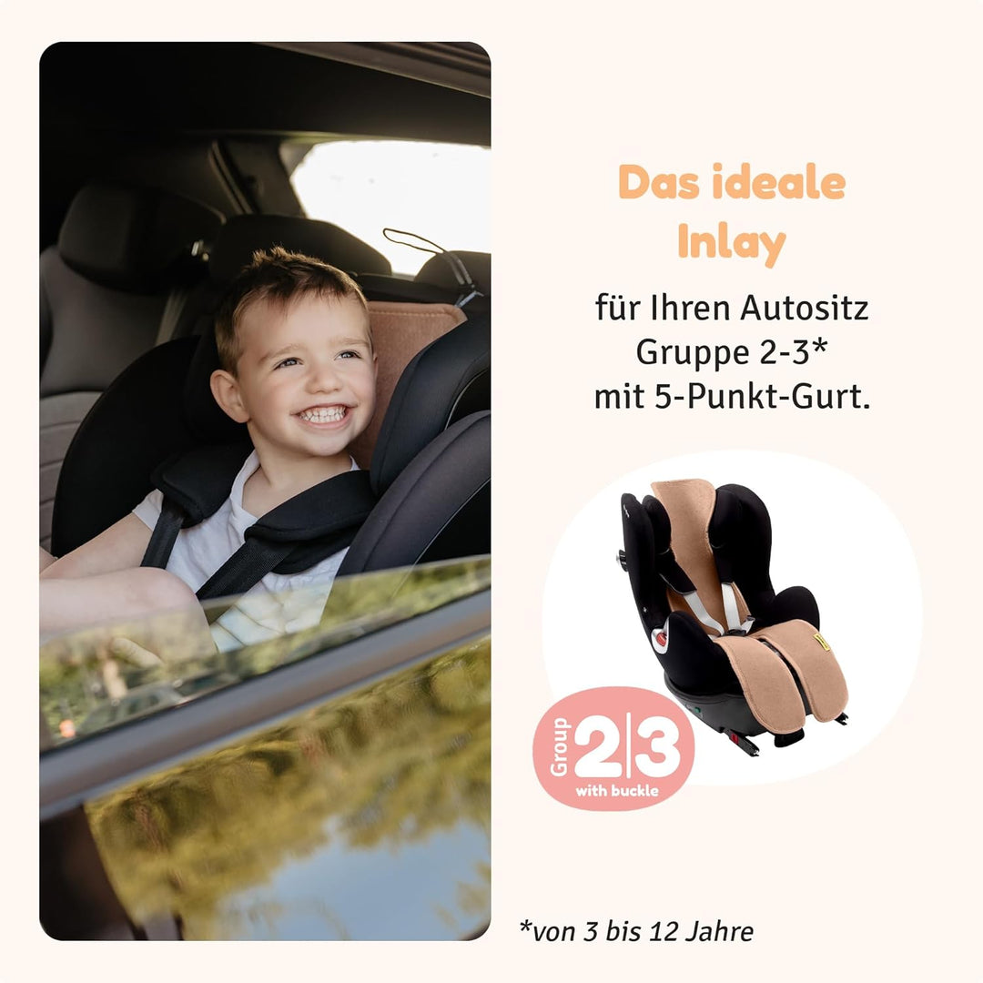 Aeromoov - Baby Sitzauflage Air Layer - Einlage Für Autositz oder Kinderwagen - Gruppe 2/3 mit Beine