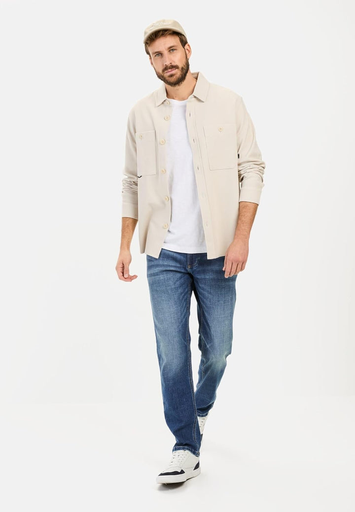 camel active Herren Regular Fit fleXXXactive® Jeans 32W / 34L Blau, 32W / 34L Blau