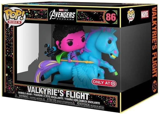 Marvel Comics - Valkyrie Black Light US Exclusive #86 Pop! Ride
