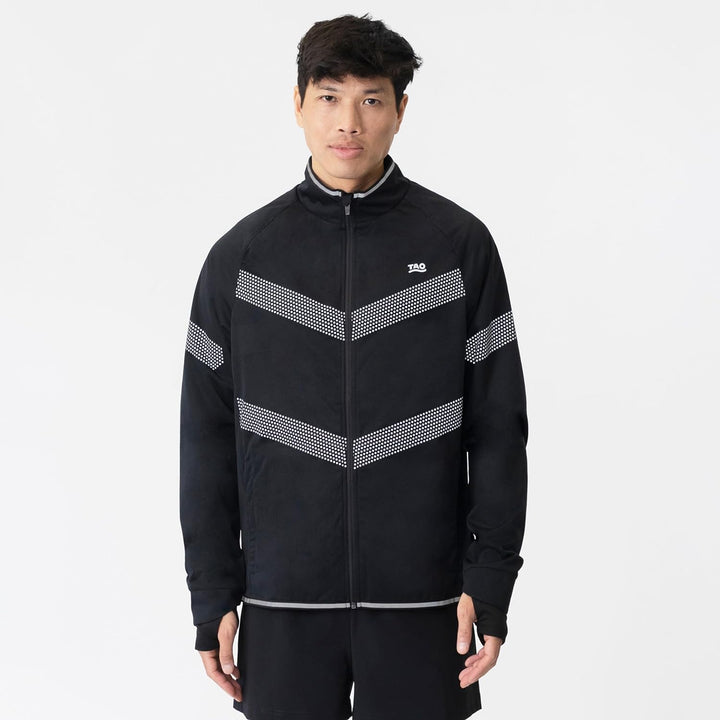 TAO Winddichte Herren Laufjacke | Nachhaltig & fair NOX black L