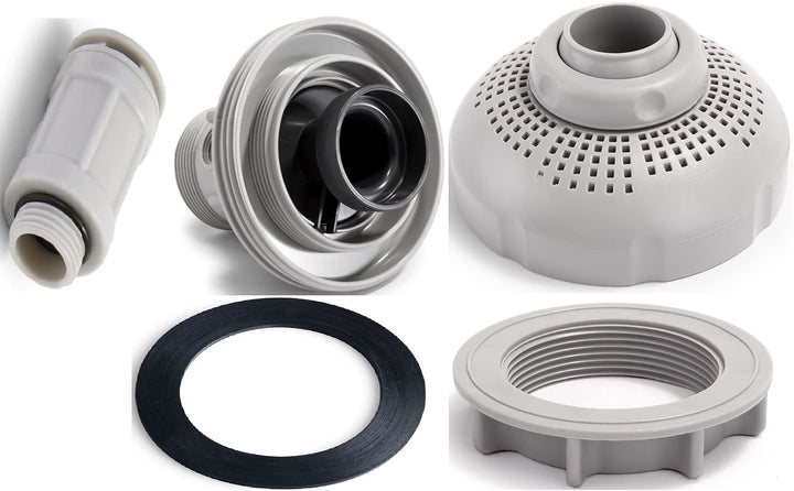 Intex 12354 oberirdische Schwimmbad-Einlassluftdüsenset für 1050-1900GPH Pumpe
