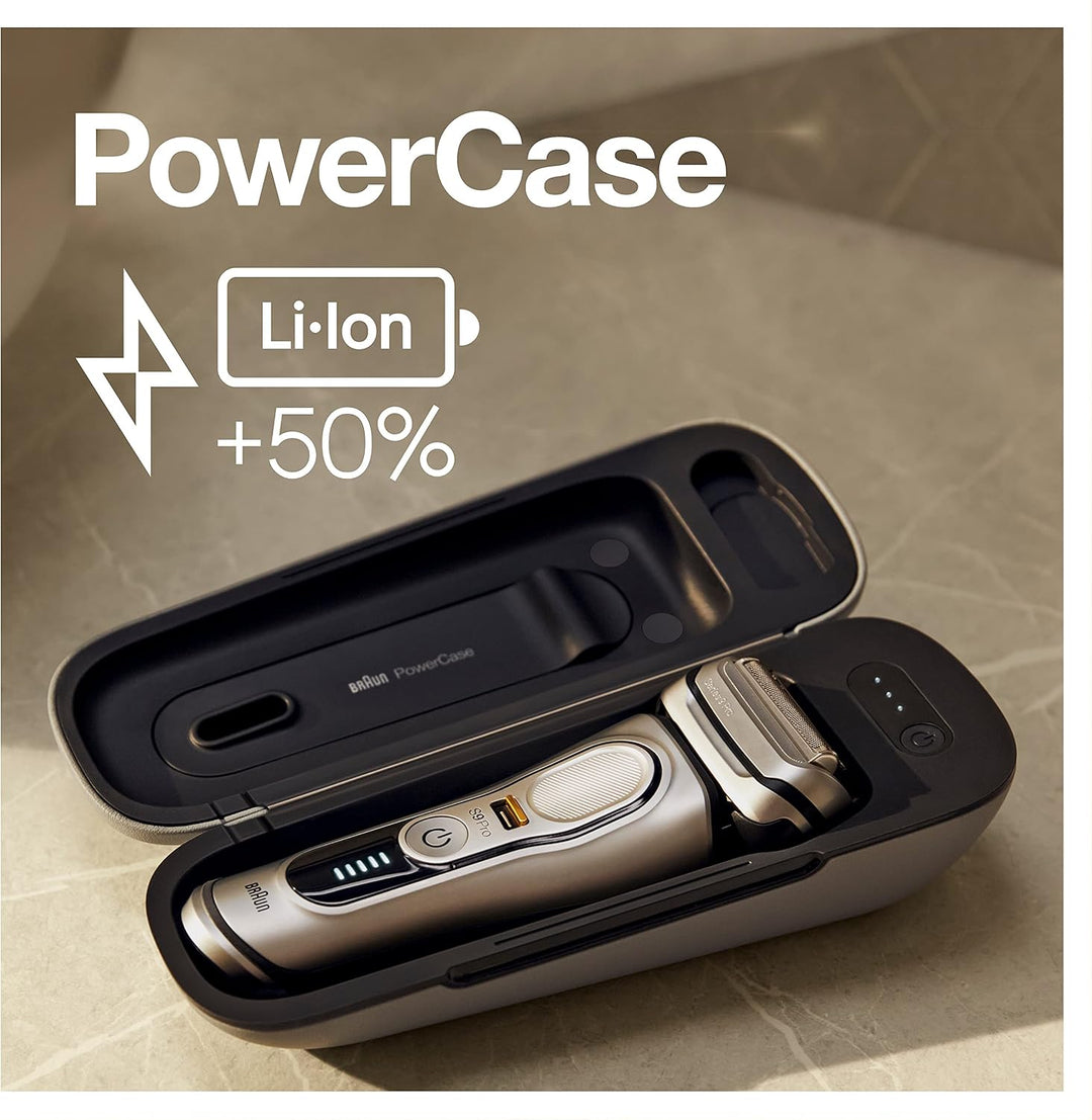 Braun Series 9 Pro Premium Rasierer Herren mit 4+1 Scherkopf, Elektrorasierer &amp; ProLift Trimmer, Pow