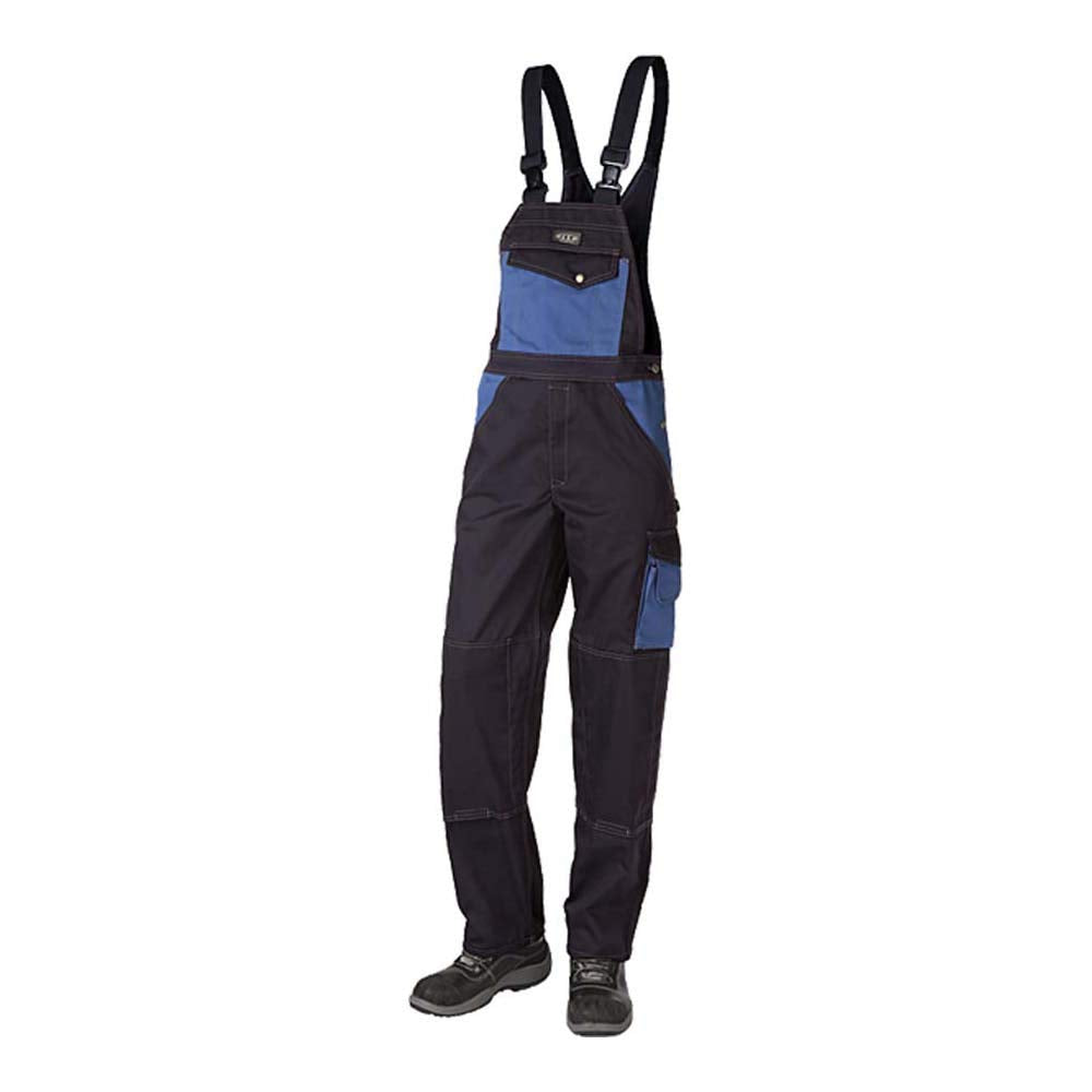 J.A.K. 920746104 Serie 9207 65% Polyester/35% Baumwolle Latzhose, Marine/Königsblau, 58 R (41/32) Gr