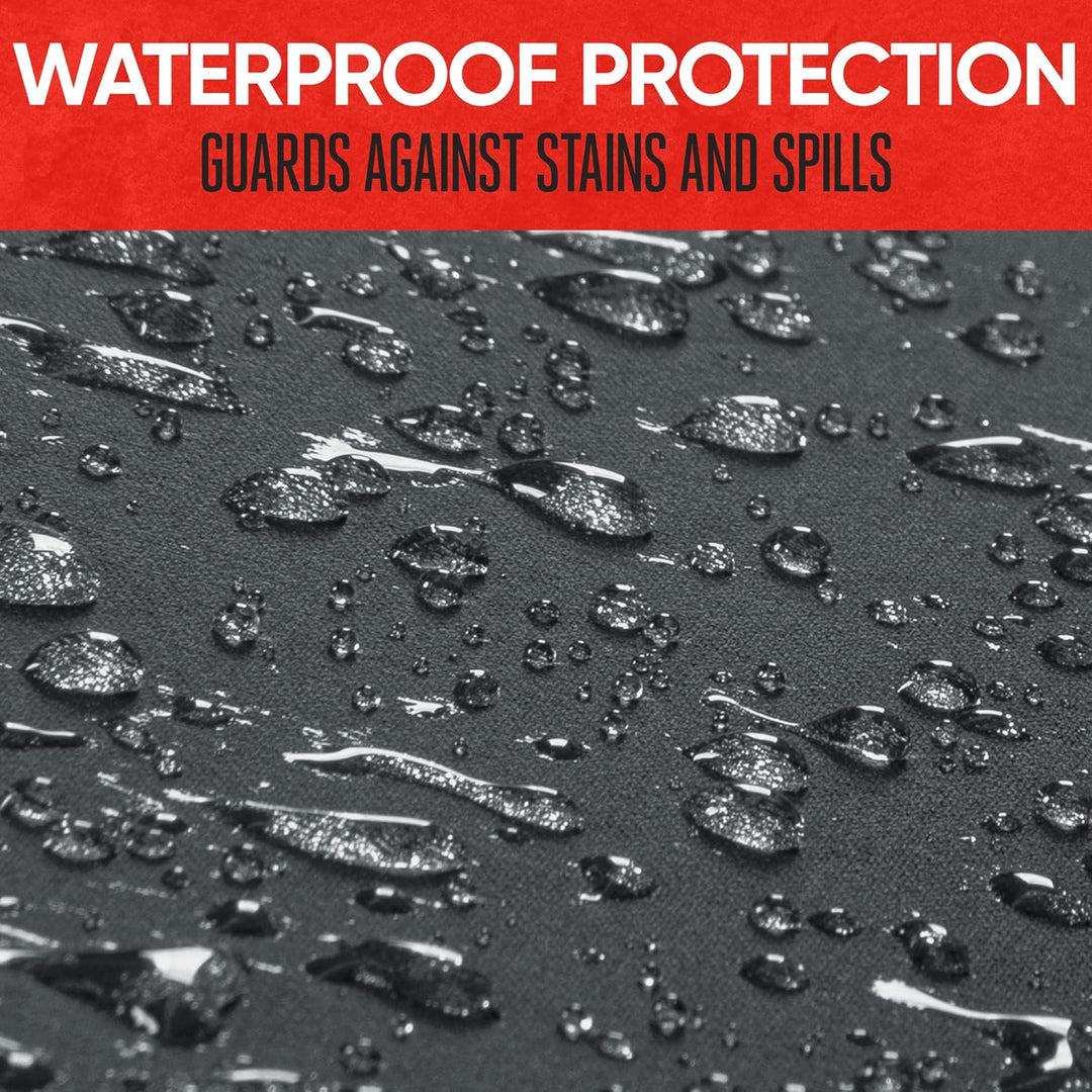 BDK AquaShield Autositzbezug für Rückbank, wasserdichter Neopren-Rücksitzbezug für LKW, Van, SUV, id