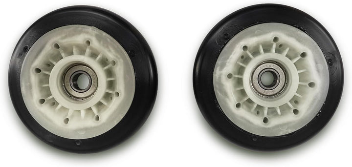 VIOKS 2x Laufrolle für Trommel Ersatz für LG AGM75510754 Trommelrad Trommelrolle Rad mit innenliegen