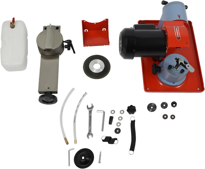 250W Schärfmaschine, 2800 RPM Sägeblatt Kreissägeblatt Einstellbarer Schärfgerät für Schleifen Legie