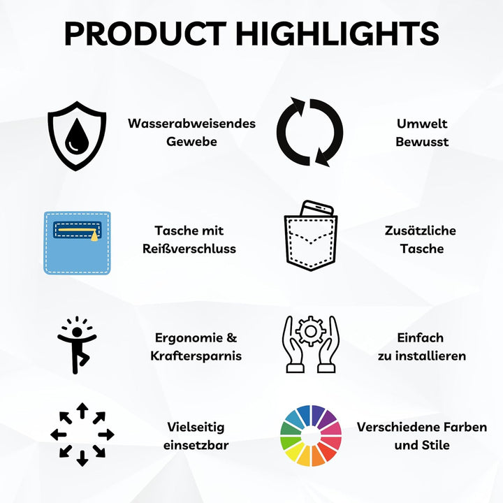 40Liter Wasserabweisender Trolley Einkaufstrolley Klappbar, Shopping Trolley, Einkaufswagen Faltbar,