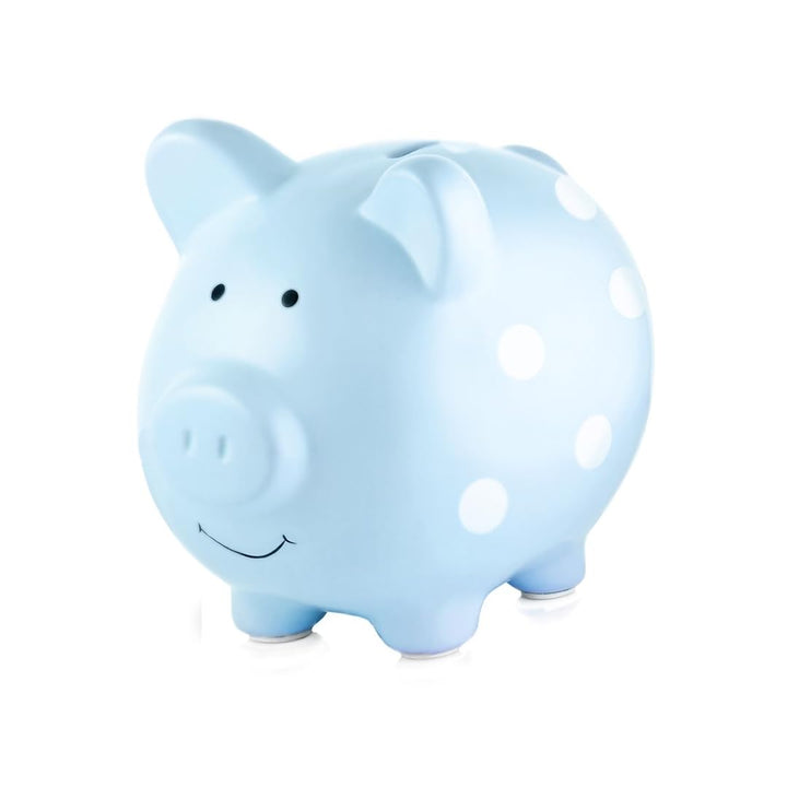 Pearhead 40104 Keramik Sparschwein, blau Blue Piggy Bank, Blue Piggy Bank