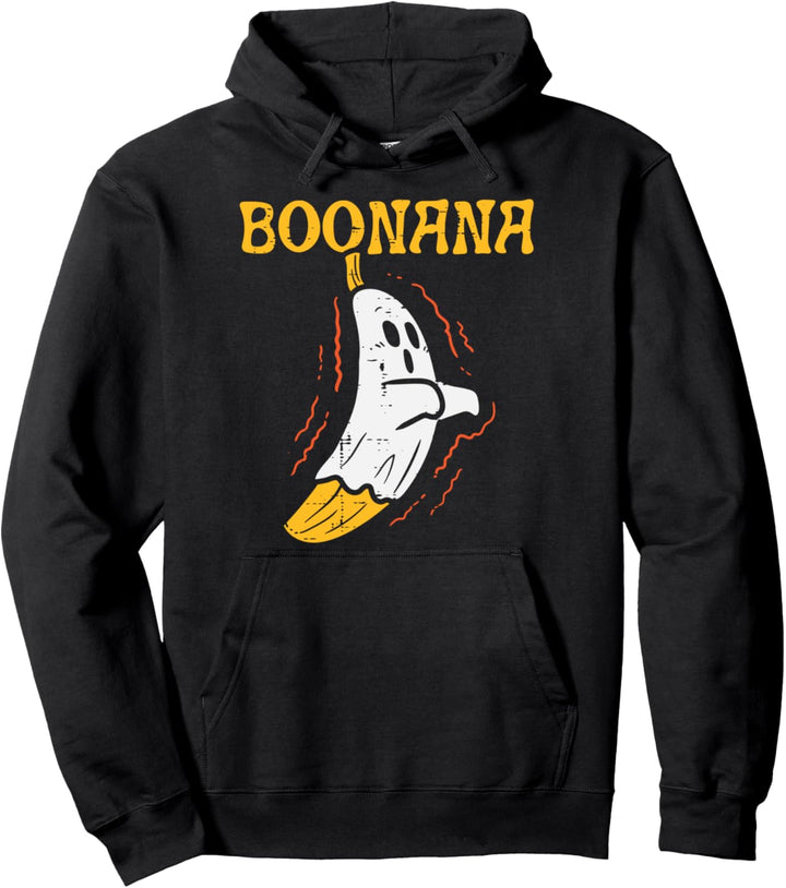Boonana Süsses Geist Banane Halloween Kostüm Herren Damen Kinder Pullover Hoodie