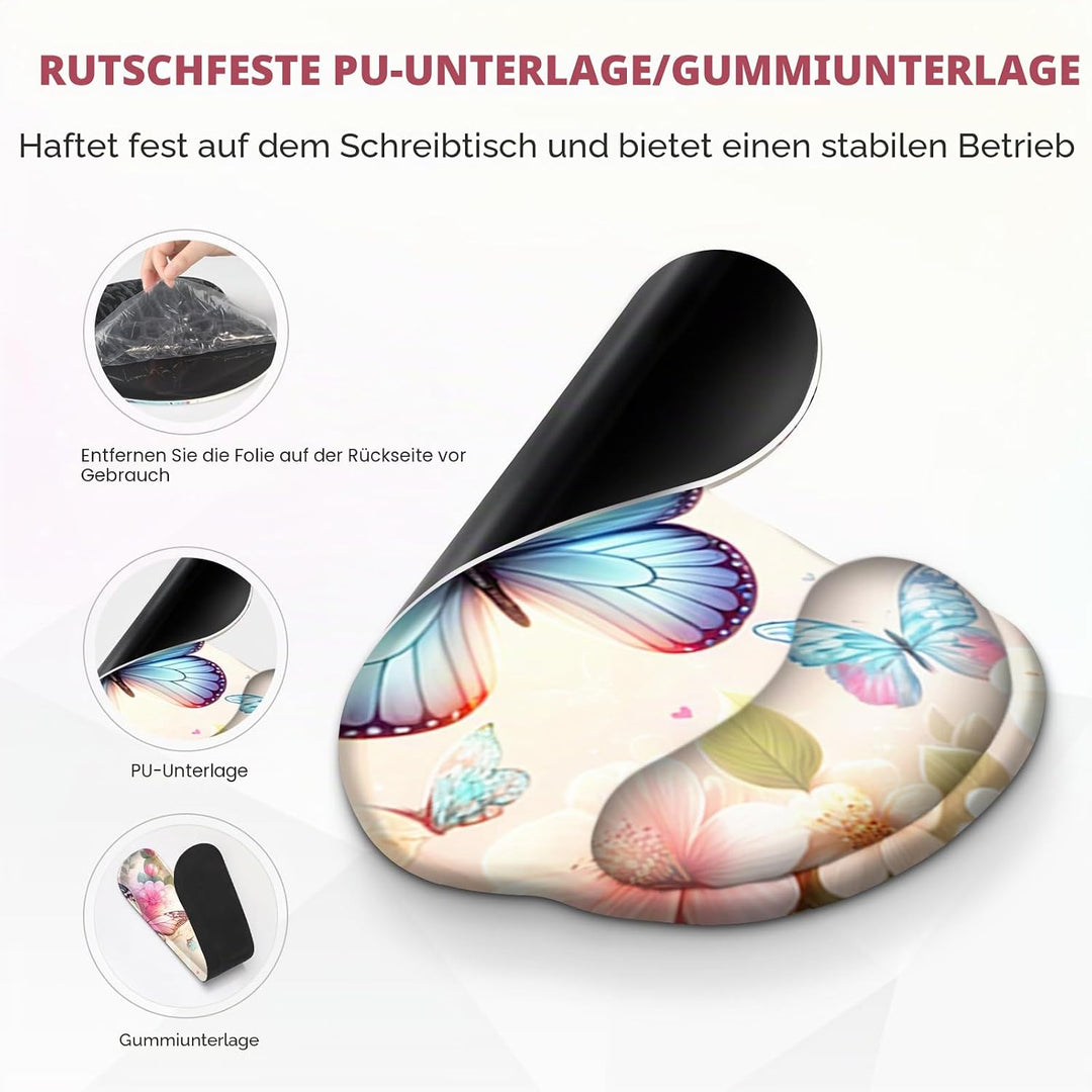 Gaming-Mauspad, grosse Schreibtischunterlage, niedliche Schreibtischunterlage-Schutz, 4-in-1 XXL-Mau