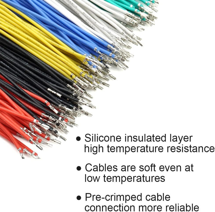 GH1.25-Stecker und vorgecrimpte Silikonkabel, kompatibel mit JST GH 1,25 mm für Pixhawk 6C 6X Pixhaw