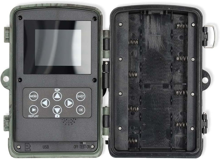 Wildlife Kamera - 4K@10fps - 50 MPixel - 5 MPixel CMOS - IP65 - Schwarz No-Glow IR - Nachtsicht - Bl
