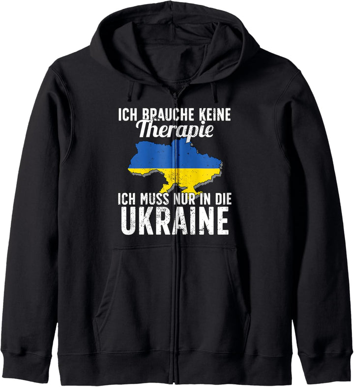 Ukrainische Flagge I Ukraine Urlaub I Ukraine Kapuzenjacke
