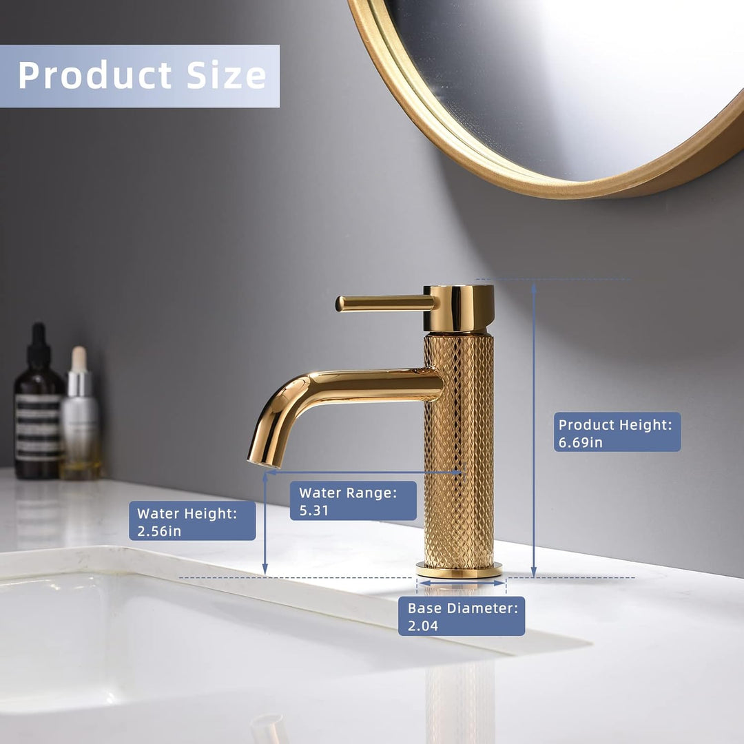 TIMACO Mischbatterie Bad Wasserhahn Badarmatur Waschtischarmatur Waschbeckenarmatur Waschbecken Bade