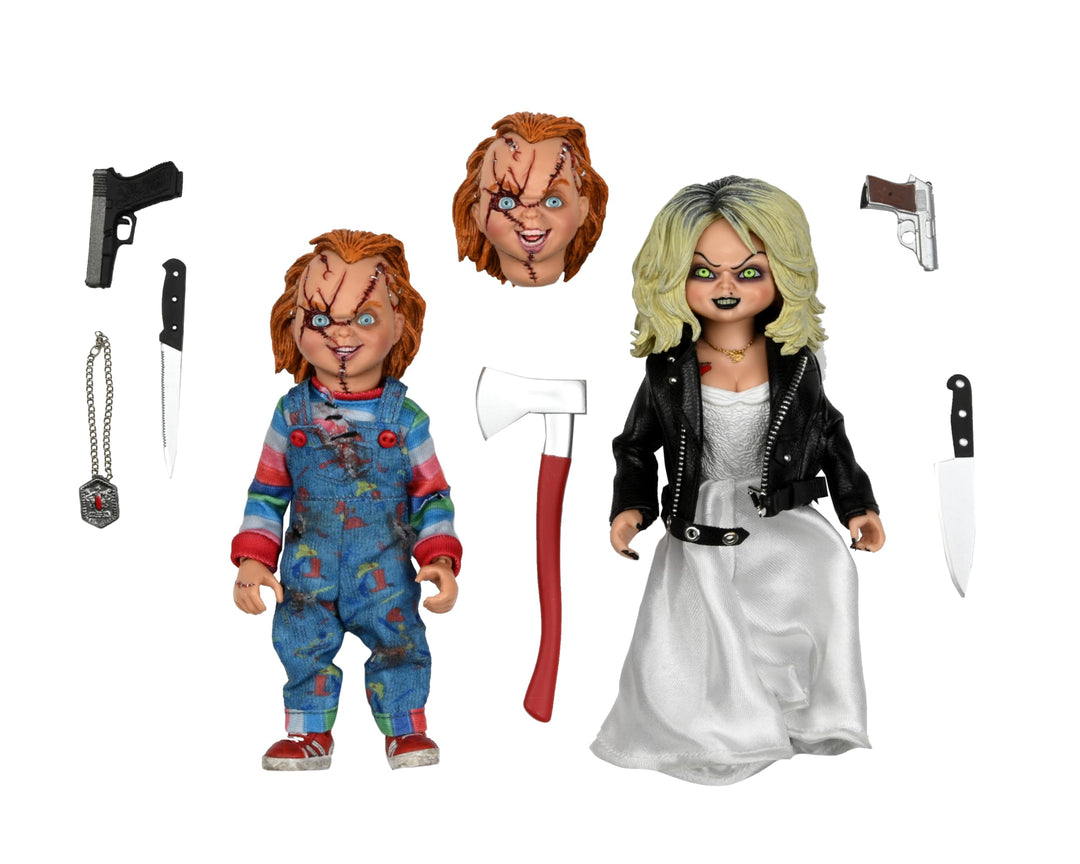 Chucky - Clothed Chucky & Tiffany - Figurined articulée 14cm