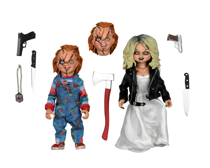 Chucky - Clothed Chucky & Tiffany - Figurined articulée 14cm
