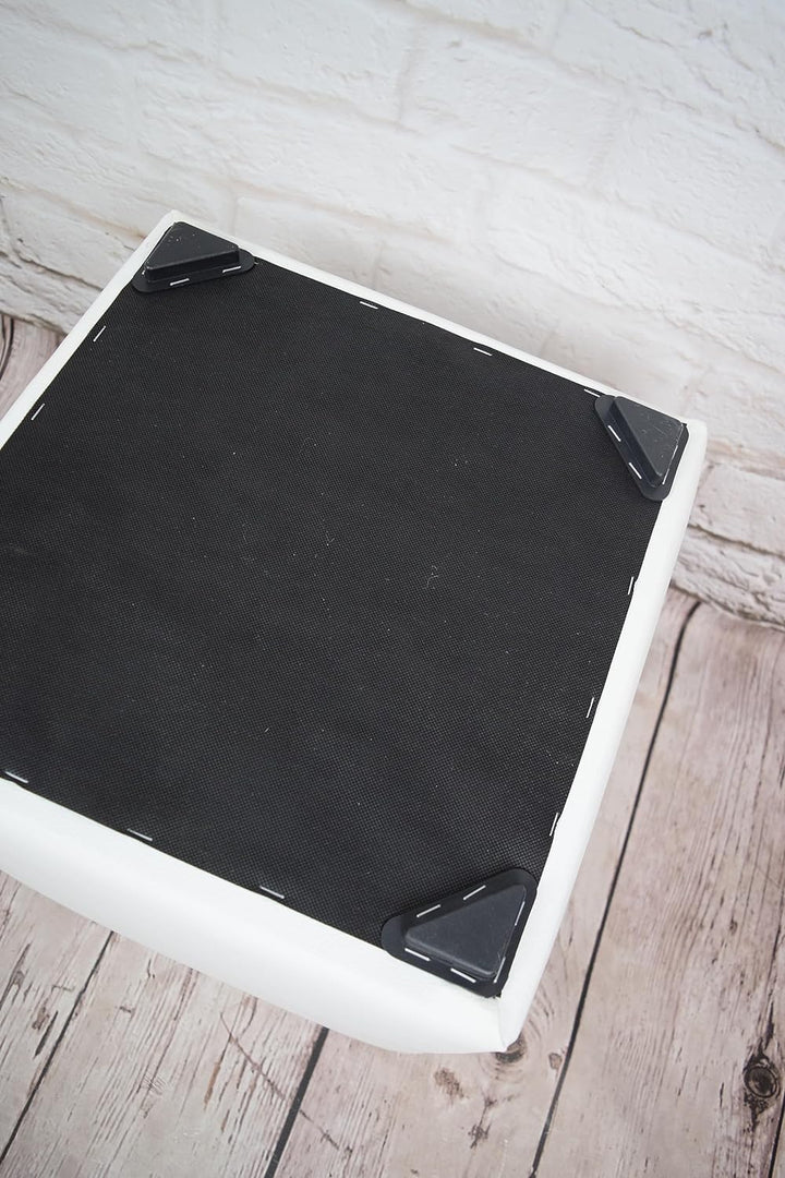 Sitzhocker 40x40 Bequemer Würfelhocker 40x40 – Strapazierfähiger Polsterstoff, solide Konstruktion,