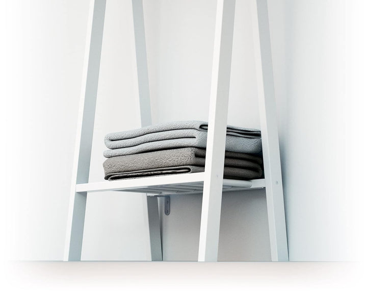 AT4 - ESSENTIEL Weisser Kleiderständer | 30 x 50 x 130 cm | Kleiderständer in idealer Höhe für Kinde