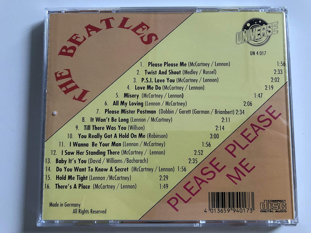 Please Please Me, Audio-CD
