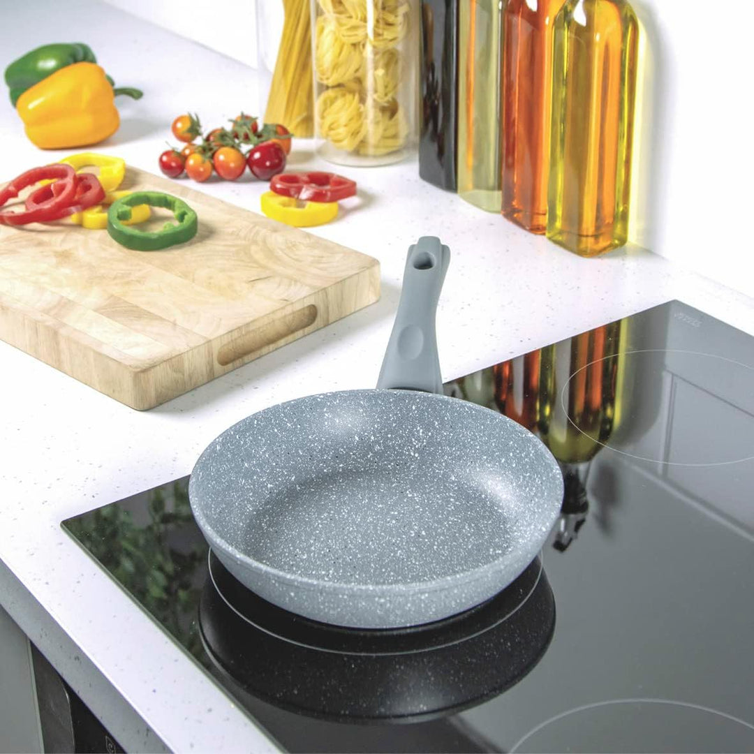 Blackmoor Home 67099 Kratzfeste Bratpfanne 20 cm mit Antihaft-Beschichtung Grau Grau 20cm, Grau 20cm
