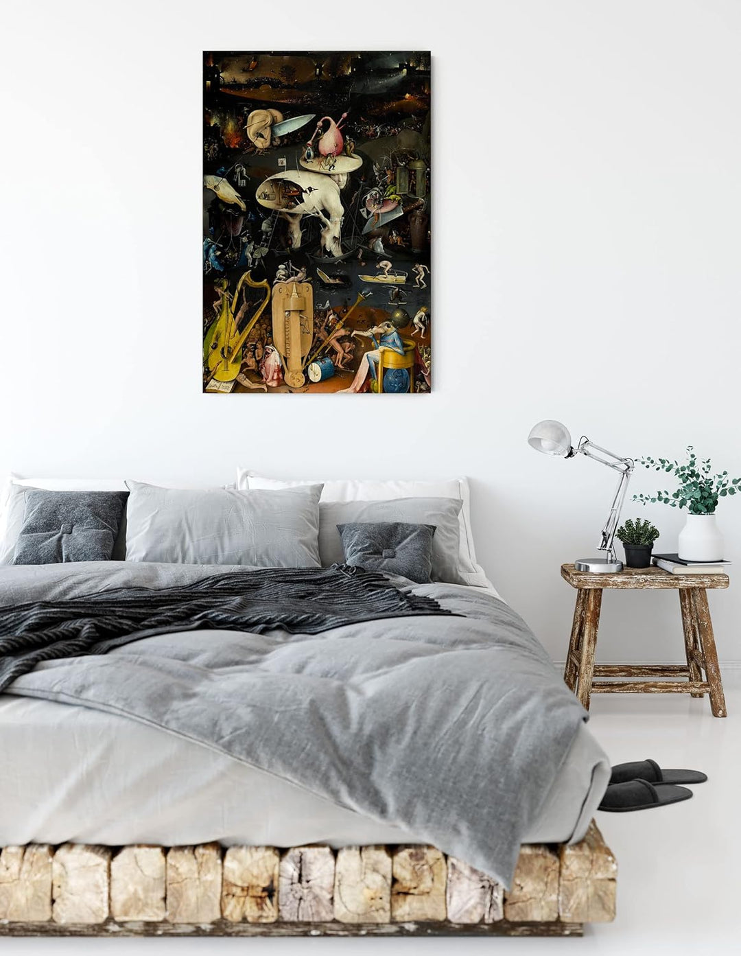 Generisch Hieronymus Bosch - Der Garten der Lüste III als Leinwandbild/Grösse: 120x80 cm/Wandbild/Ku