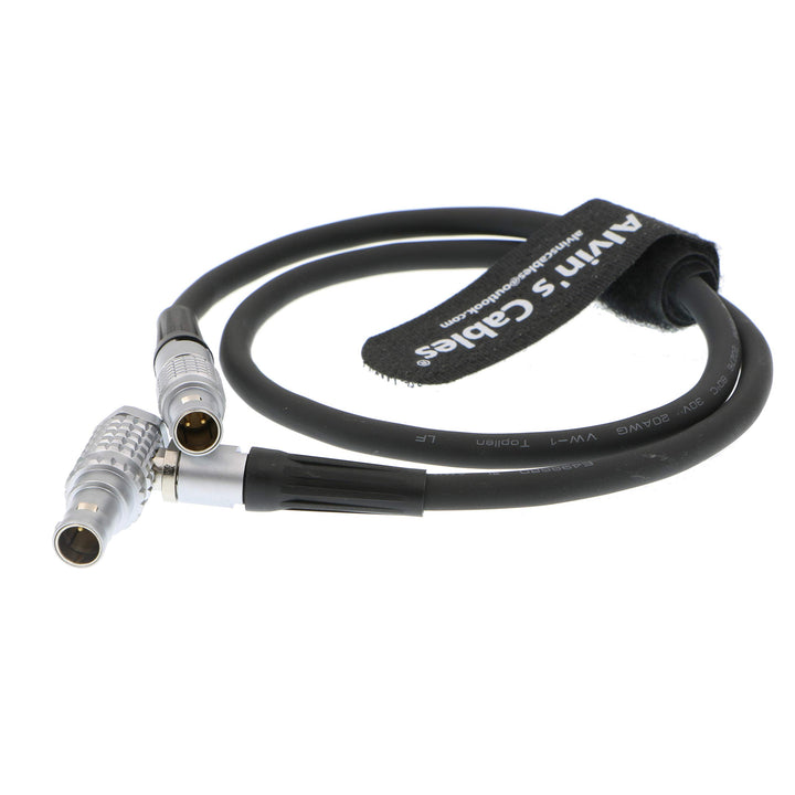 Alvin's Cables 2 Pin Stecker Rechtwinklig zu 2 Pin Stromkabel für Teradek Bond über Alexa Camera 45C
