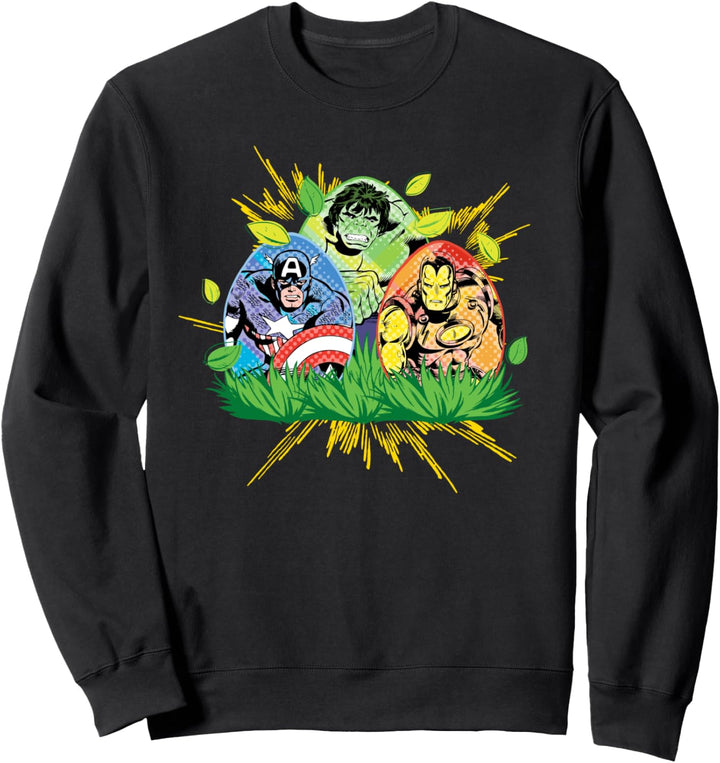 Marvel Avengers Captain America Hulk Iron Man Easter Sweatshirt