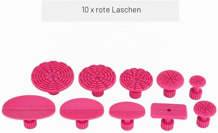 Puller Tabs, 52Pcs Auto Auto Body Dents Entfernung Pulling Tabs Paintless Dent Repair Tools Werkzeug