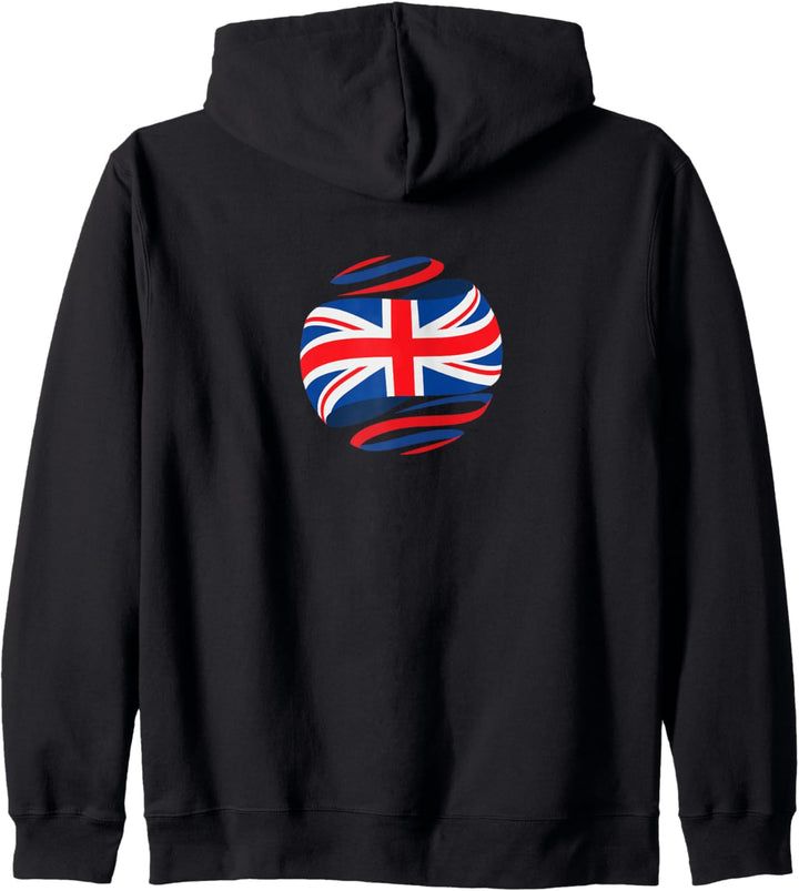 Flagge Grosbritannien Kapuzenjacke