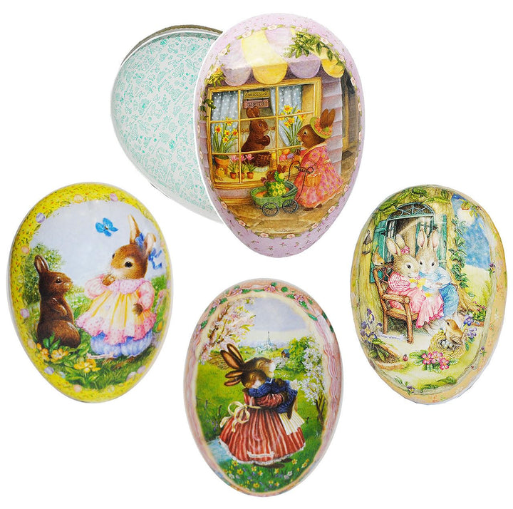alles-meine.de GmbH 10 Stück Füll - Pappeier - 18 cm - Holly Pond Hill - süsse Hasen - Osterei/Ei zu