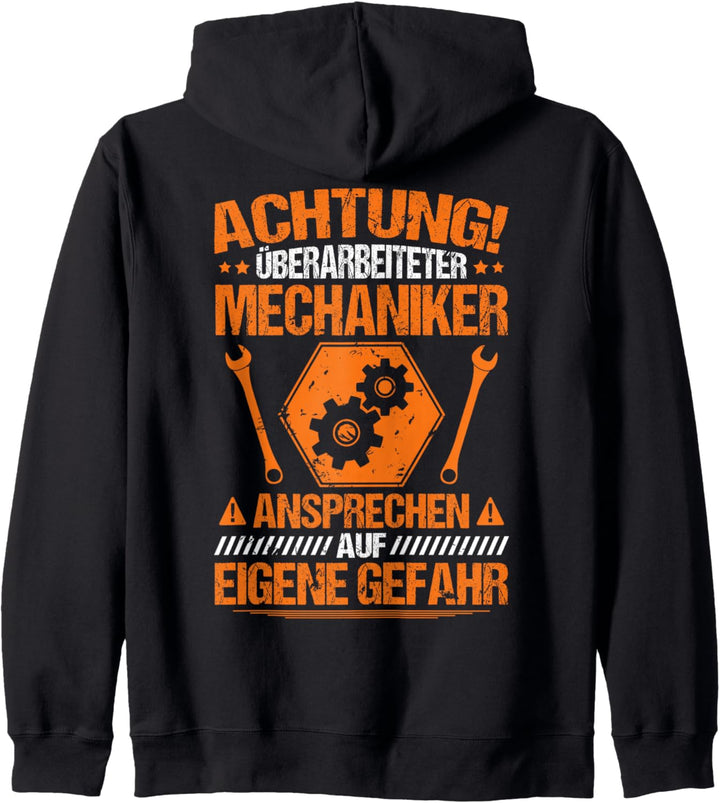 Überarbeiteter Mechaniker Kapuzenjacke
