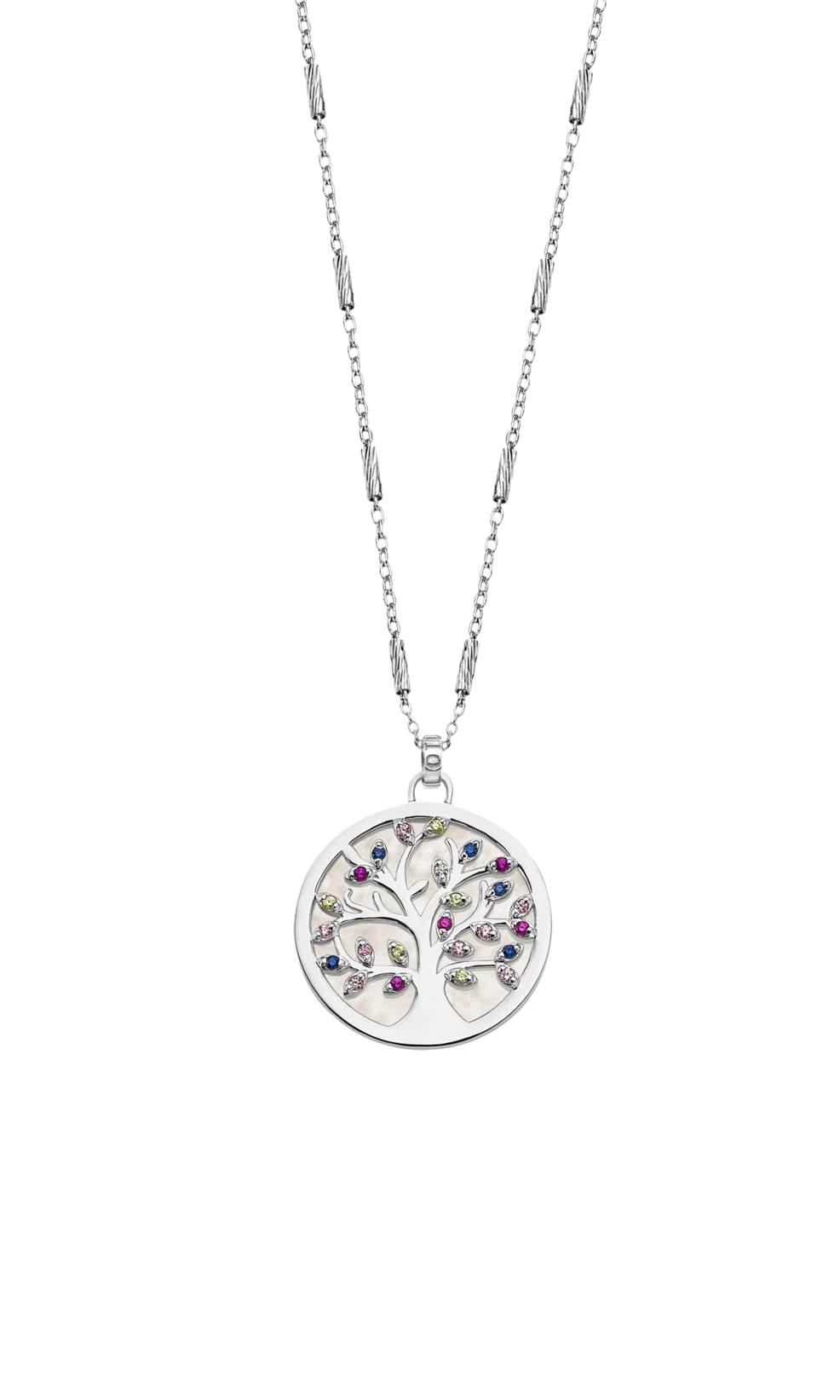 Lotus Silver LP1889-1/1 LP1889-1/1 Halskette, Baum des Lebens, mehrfarbig