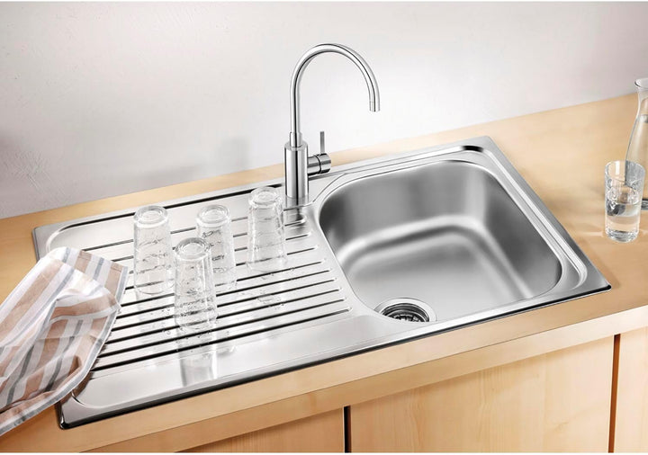 Blanco Tipo 45 S Compact, Küchenspüle Naturfinish