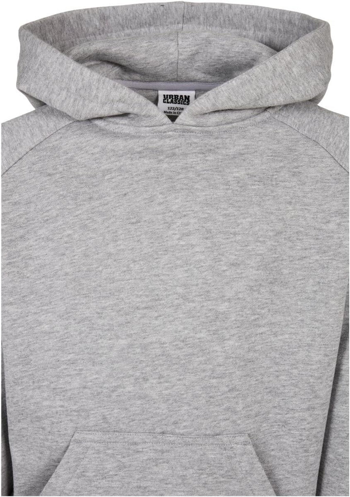 Urban Classics Herren Boys Blank Hoody 110-116 Grau, 110-116 Grau