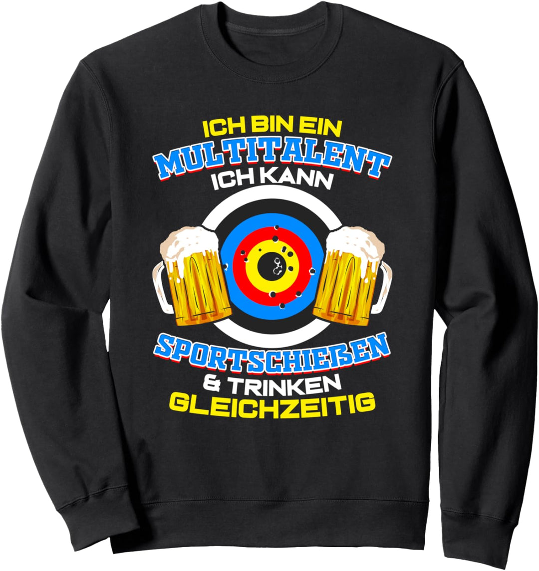 Sportschiessen Bier Sportschütze Schiesssport Schützenverein Sweatshirt