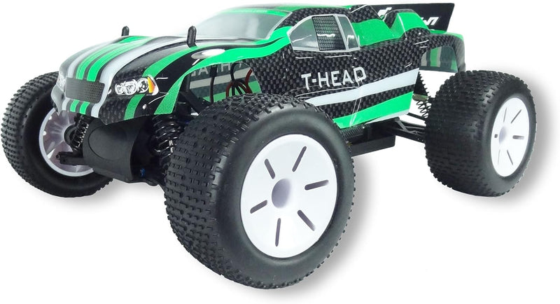 Amewi 22233 T-Head Truggy 4WD Brushed, Spielzeug, 1: 10 RTR, Grün